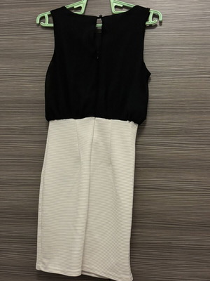 Formal dress, black and white, size XS