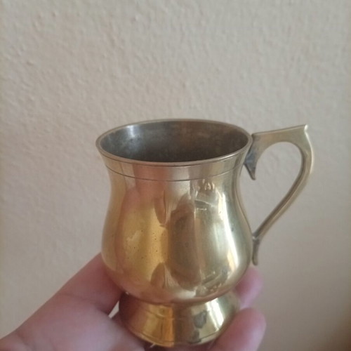 Vintage brass cups like new