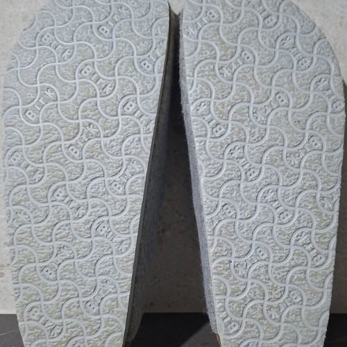 Birkenstock Amsterdam clogs, light gray wool felt, size 37