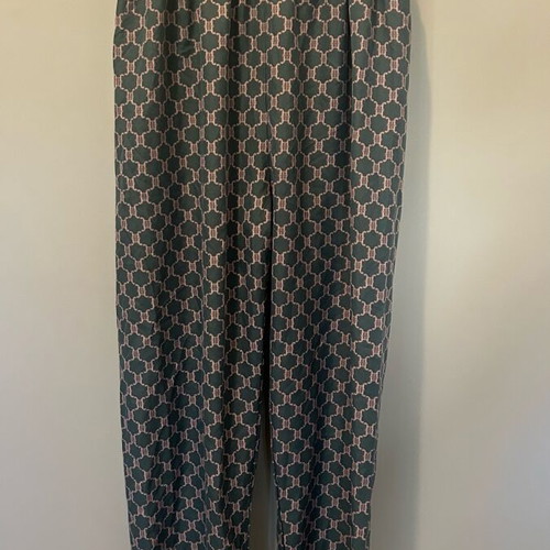 Colorful pants new with elastic waist, size S