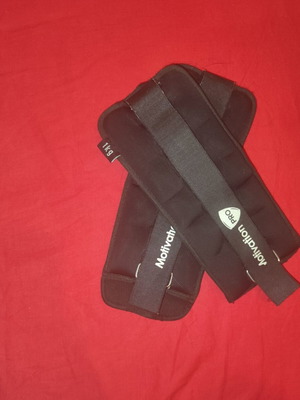 Ankle weights 1kg set with velcro, like new
