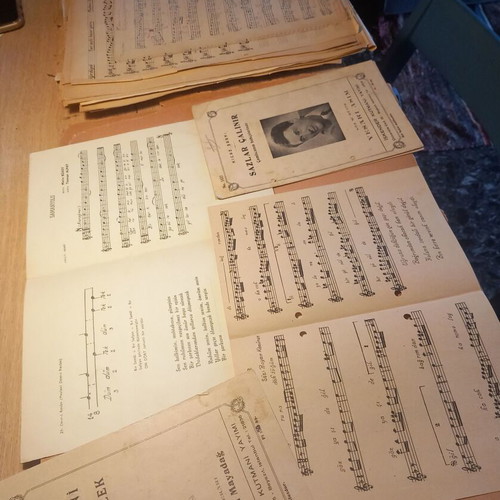 Eastern Music Sheet Music used, about 100 pieces