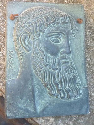 Κεραμικό διακοσμητικό Ζευς μεταχειρισμένο, χωρίς φθορές