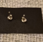 Metal earrings