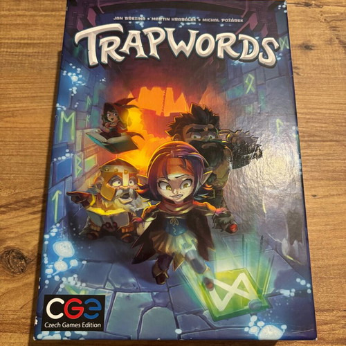 Trapwords board game used, English edition