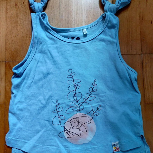 AKO set 98 cm like new, beige and turquoise
