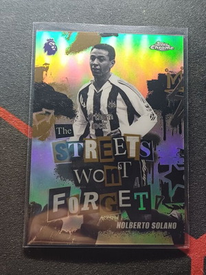 Topps Chrome Premier League 2025/26 Nolberto Solano card like new