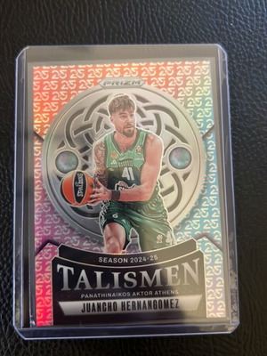 Juancho Hernangomez Talismen Euroleague Prizm card new