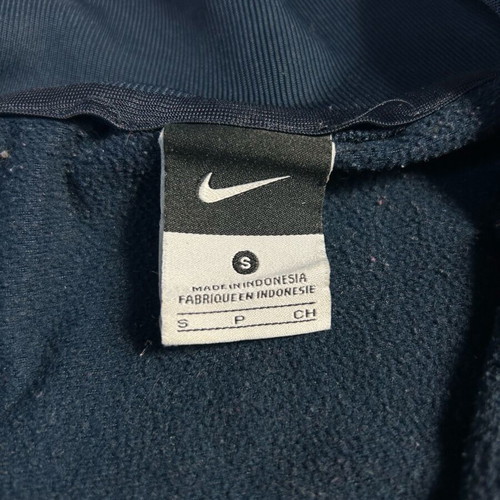 Nike Vintage Y2K Fleece Solo Swoosh used, size S, black with white stripes