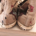 Converse Chuck Taylor All Star custom punk sneakers, like new, size 42