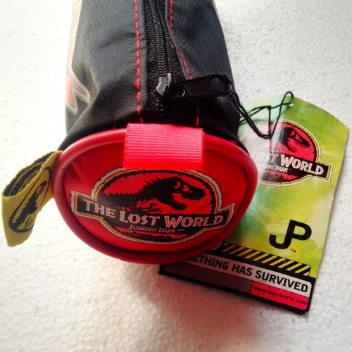 The Lost World Jurassic Park TM 1997 fabric pencil case new