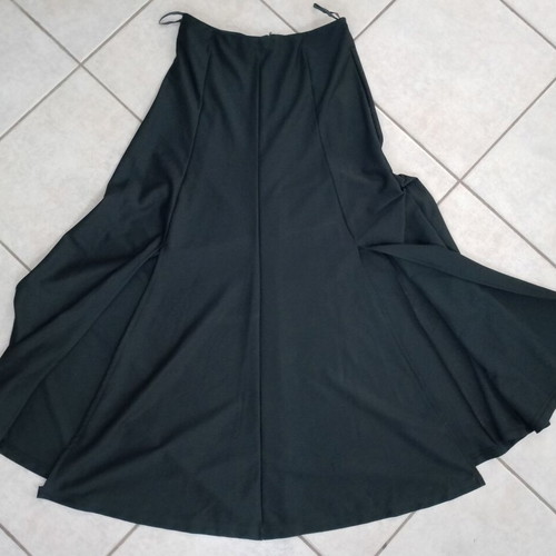 BSB black maxi skirt with slits like new, size M