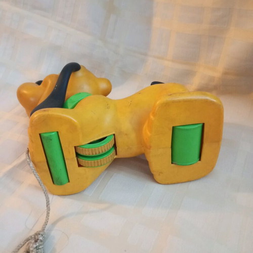 Disney Pluto pull toy used with sound