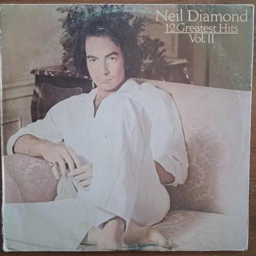 Neil Diamond 12 Greatest Hits Vol. II vinyl record used, rock