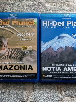 Hi-Def Planet Blu-ray and DVD set like new, 6 double titles