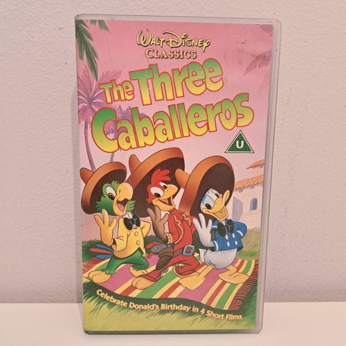VHS Walt Disney Classics The Three Caballeros used, no subtitles