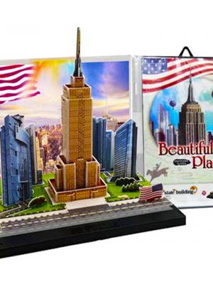 3D Puzzle Empire State Building 31 Pieces New