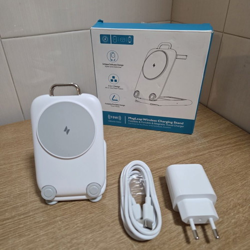 MagLeap Wireless Charging Stand 3-in-1 foldable magnetic charger