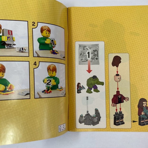 Lego 76031 The Hulk Buster Smash ONLY THE INSTRUCTION BOOK In good condition Price 2.50 Euros