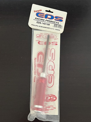 EDS Phillips screwdriver 5.8 x 120 mm with ergal handle and titanium body