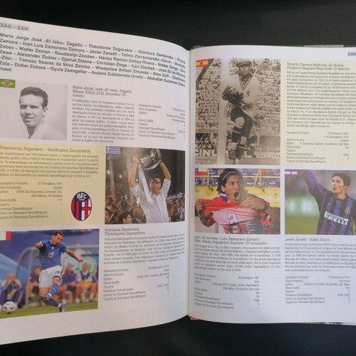 1000 Football Players book like new, Greek edition