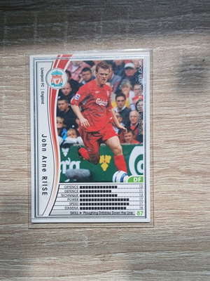Κάρτα John Arne Riise 2005-2006 WCCF καινούργια σε θήκη