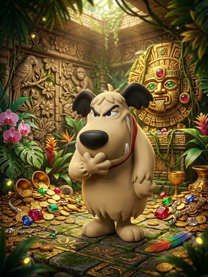 Muttley 3D figure made to order