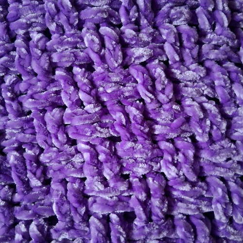 Baby blanket handmade new with hypoallergenic velour yarn