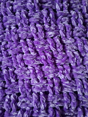 Baby blanket handmade new with hypoallergenic velour yarn