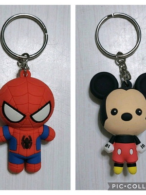 MICKEY MOUSE Επετειακό μπρελόκ 90 χρόνια,  και MARVEL SPIDERMAN από τη Disneyland Paris