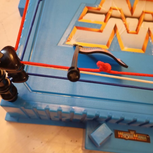 WWF Official Wrestling Ring vintage Hasbro 1990-91 used collectible