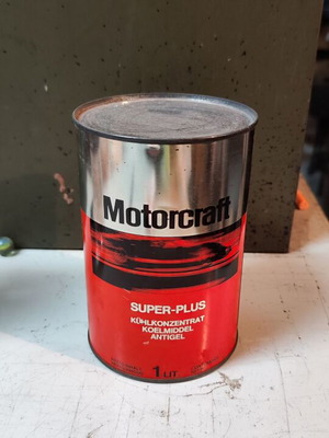 Motorcraft Ford Super-Plus Vintage Metal Container NOS