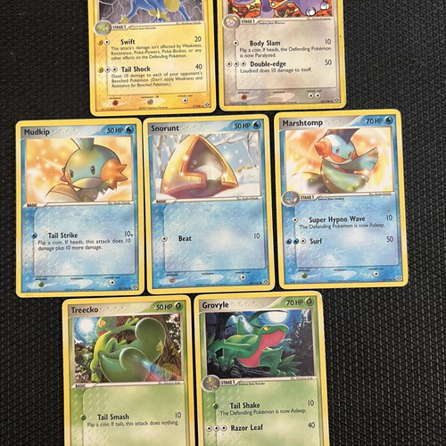 Ex Emerald Lot 7 Pokemon vintage cards