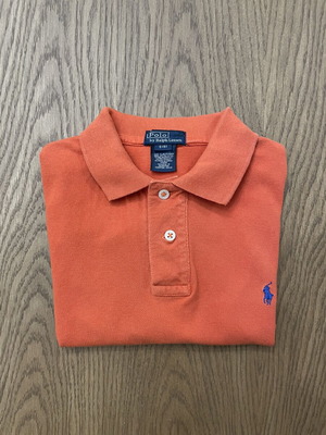 Polo Ralph Lauren kids polo shirt size 10, orange