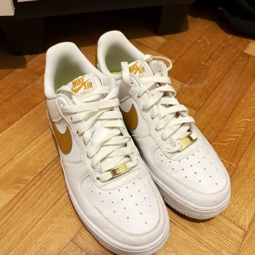 Nike Air Force 1 athletic shoes like new, size 38.5, white