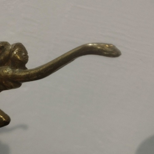 Bronze angel figure like new with screw base