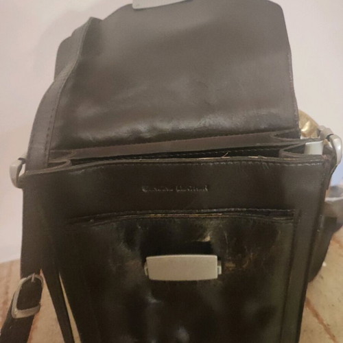Leather men's bag like new brown