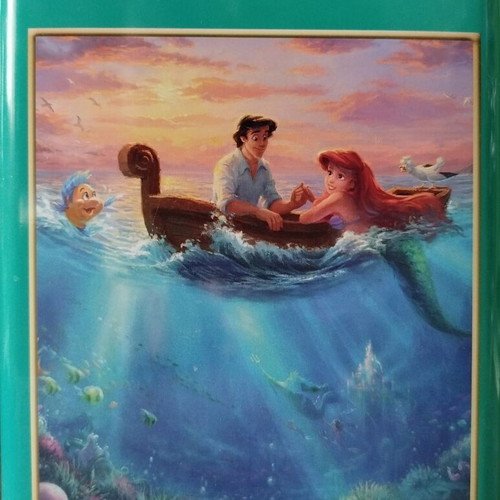 Disney puzzle 500 pieces The Little Mermaid like new, Thomas Kinkade