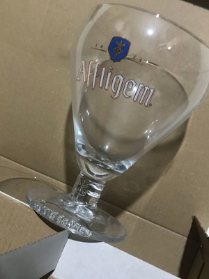 Collectible beer glasses new, pack of 12 (2 six-packs)