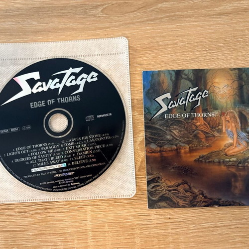 Savatage Edge of Thorns CD used, heavy metal classic