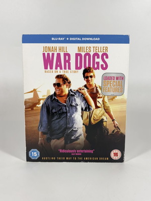 War Dogs Blu-ray σαν καινούργιο με αγγλικούς υπότιτλους και slipcase