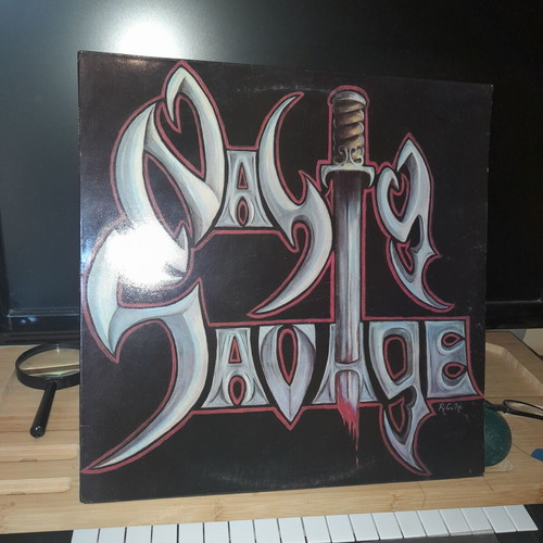 Nasty Savage LP used, Metal Blade 1985 US power thrash