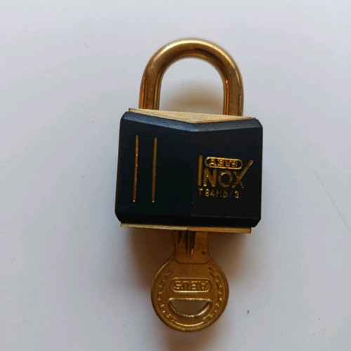 Λουκέτο Abus Inox vintage με κλειδί σαν καινούργιο