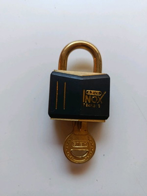 Abus Inox Vintage Padlock with Key like new