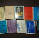 Matchboxes used, pack of 10 different empty