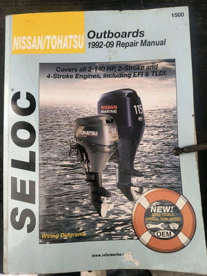 Tohatsu 1992-2009 Repair Manual like new