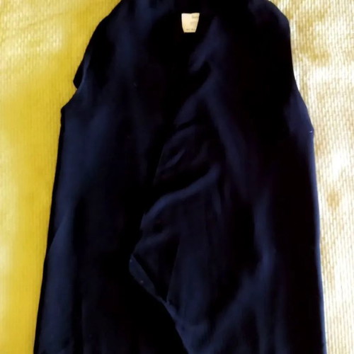 Bershka Women's Sleeveless Black Jacket used without buttons