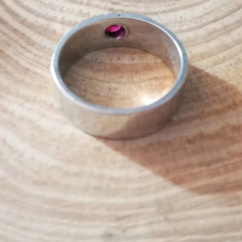 Silver-gold ring 925 585 like new, size 56