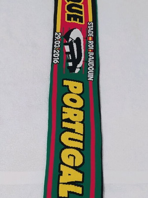 Souvenir scarf Belgium-Portugal 2016 like new