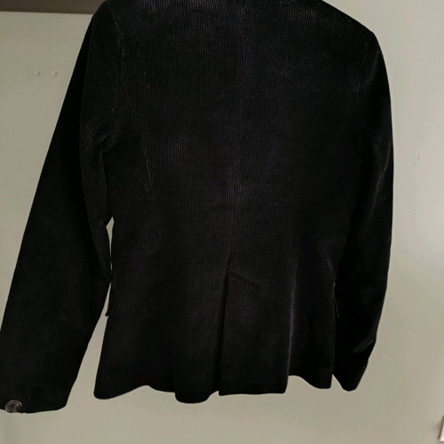Corduroy women's jacket used, black, size S